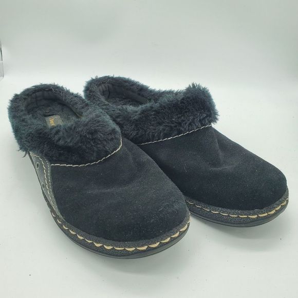 Bare Traps Suede Faux Fur Clogs Size 9M Style: Ellina - Picture 1 of 8